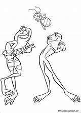 Tiana Coloriage Frog Imprimir sketch template