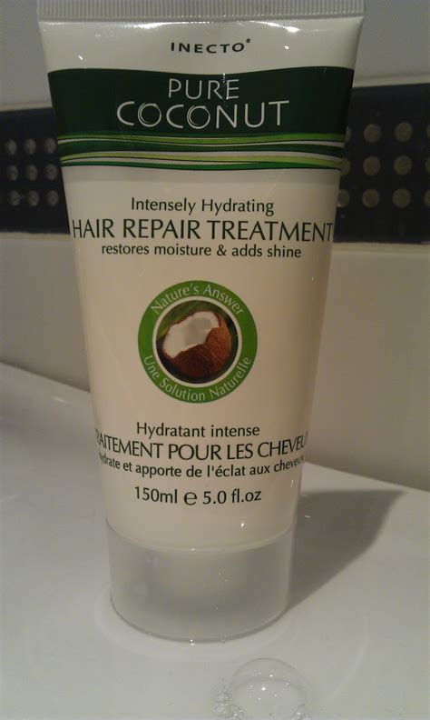 beauty galore inecto pure coconut intensly hydrating hair repair