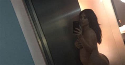 kim kardashian poses completely naked on instagram slams