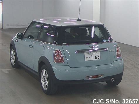 mini cooper light blue  sale stock   japanese  cars exporter