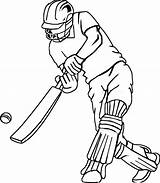 Batsman Bateador Batteur Coloriage Coloriages Malebog Tendulkar 2122 Morningkids sketch template