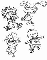 Rugrats Colorir Desenhos sketch template