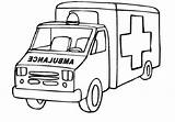 Camion Ambulanza Scaricare sketch template