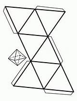 Geometricas Armar Cubo sketch template
