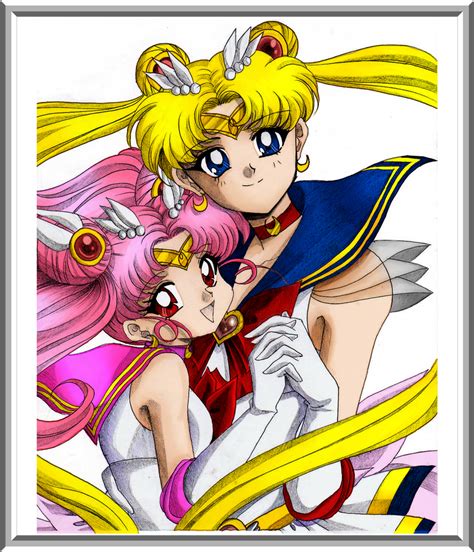 Sailor Moon And Daughter Color By Ladykraven On Deviantart