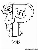 Coloring Sesamestreet Pages Alphabets Colouring Fun sketch template