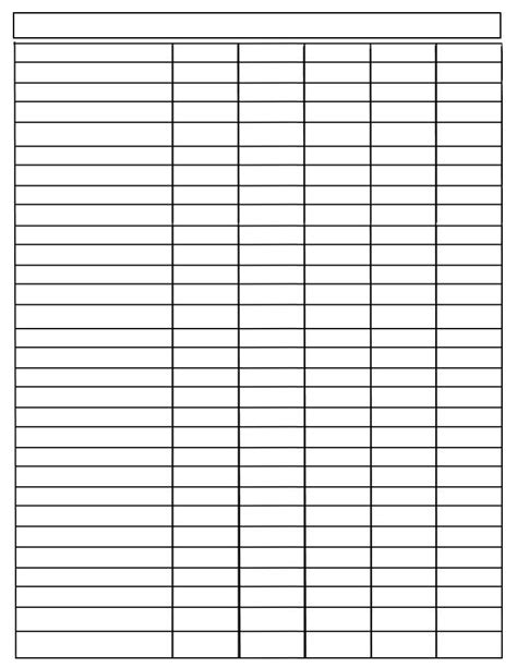 blank charts template world  printable  chart budget spreadsheet