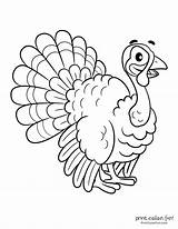 Coloring Turkey Thanksgiving Dinosaur Printcolorfun sketch template