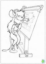 Coloring Dinokids Chip Dale Disney Close Pages Choose Board Coloringdisney sketch template