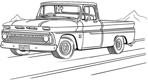chevy truck coloring pages  boys coloring pages
