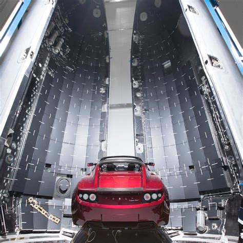 Elon Musk Reveals Photos Of Tesla Roadster Launching On Falcon Heavy