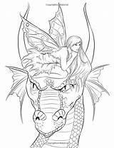 Fairies Dragons sketch template