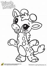 Leapfrog Tatakiki Coloriages Girafe Giraffe Centerblog Animais sketch template