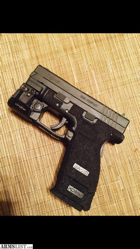 armslist  sale xd subcompact   custom stippling