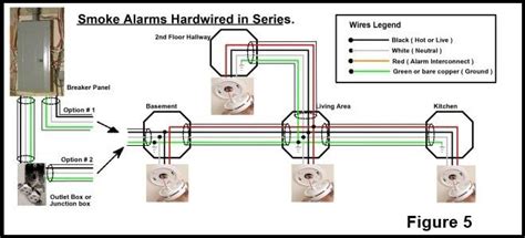 diagram  smoke detector electrical wiring  series diagram mydiagramonline