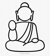 Buddha sketch template