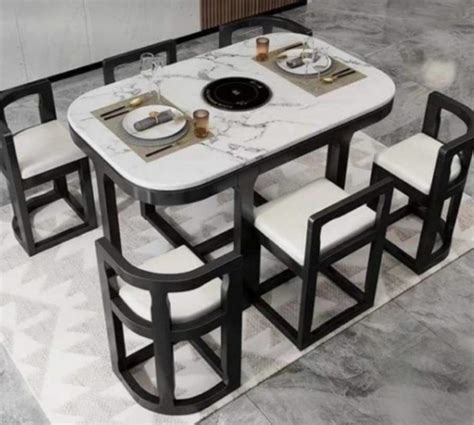 buy space saving  seater dining table  delhi skf decor