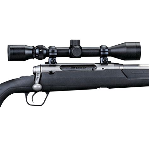savage arms axis xp scoped stainlessblack bolt action rifle  legend matte black