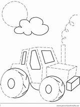 Trace Pre Tracing Truck Drawing Print Worksheets Line Tractor Preschool Car Kidzone Kids Printing Worksheet Dotted Practice Ws Lines Writing sketch template