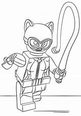 Lego Batman Catwoman Coloring Pages Color Movie Printable Catwomen Cartoon Lex Luthor Dolly Drawing Supercoloring Lizard Getcolorings Superhero Print Online sketch template
