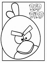 Angry Birds Coloring Pages Red Bird Kids Titan Posted sketch template