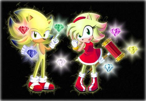 Sonic The Hedgehog Images Super Sonic And Super Amy Hd