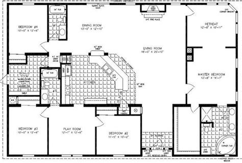 bedroom mobile home floor plans dream home pinterest