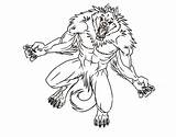 Werewolf Template sketch template