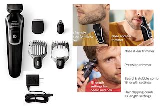 philips norelco multigroom  trimmer   attachments   christmas delivery