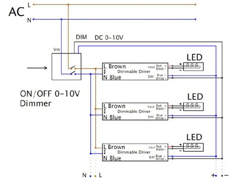 dimmable led driver wiring diagram