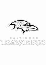 Ravens Baltimore Coloring Nfl Pages Football Printable Sports Logo Teams Print Categories sketch template