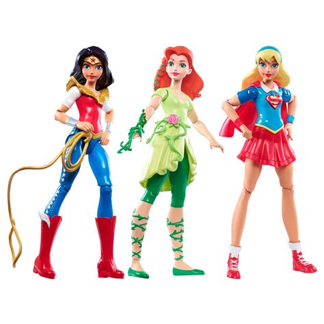 Bonecas De Ação 15 Cm Dc Super Hero Girls Wonder Woman Supergirl
