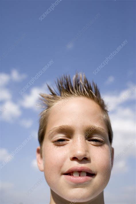 boys face stock image  science photo library
