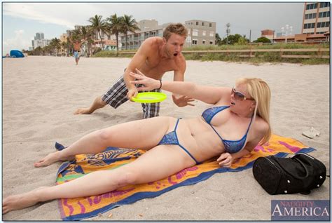 Chubby Bikini Mom Cameron Keys Hooked On The Beach And