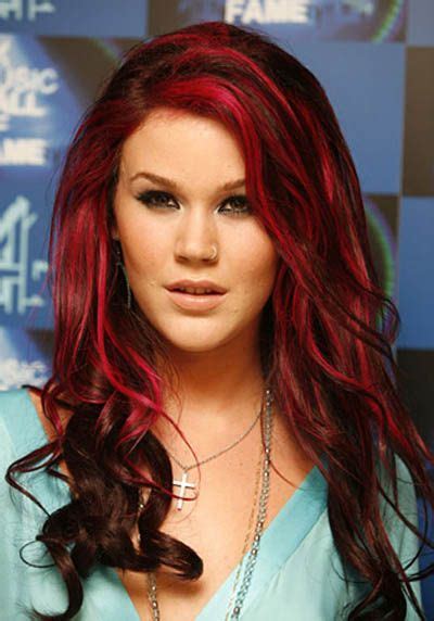 Latest Ideas For Brown Hair With Red And Blonde Highlights