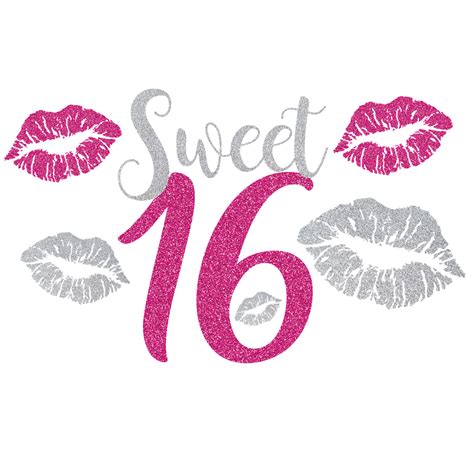 sweet sixteen birthday sweet  png picpng