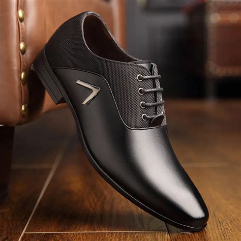 osco men dress shoes men formal shoes leather luxury fashion wedding shoes men business casual
