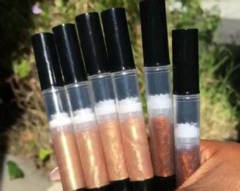 glitter lip gloss etsy