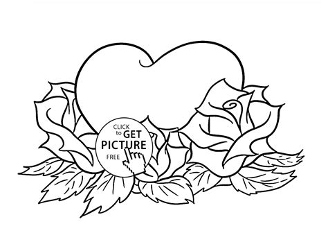 beautiful rose flower coloring pages goimages
