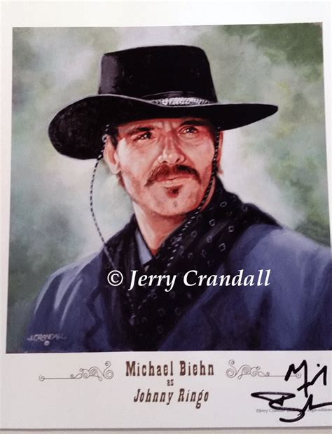 Michael Biehn As Johnny Ringo Print Autographed