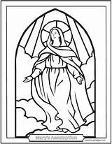 Pages Rosary Assumption Sheets Saintanneshelper Virgin Mysteries Blessed Religionsunterricht Heilige Vierge Coloriage Assomption Mandala sketch template