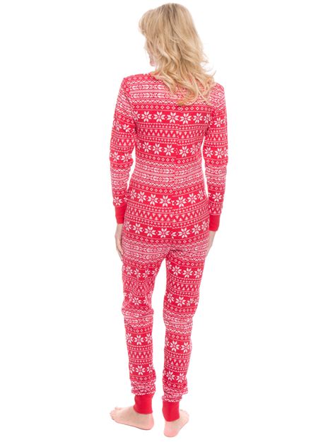 Womens Waffle Knit Thermal Onesie Pajama – Noble Mount