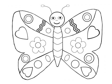 butterfly coloring  kids butterflies kids coloring pages