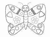 Coloring Butterflies Kids Pages Color Beautiful sketch template