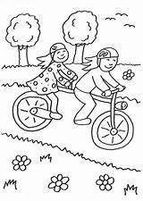Malvorlage Fahren Tandem Spielplatz Ausmalbild Ums Rund Fahrrad Ausmalen Dem Malen Freizeit Bildnachweise sketch template