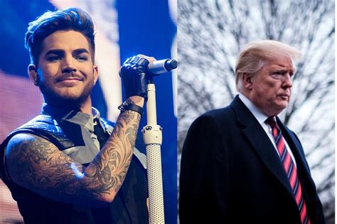 queen vocalist adam lambert wants the media to starve donald trump of