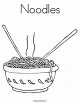 Noodles Coloring Pages Dinner Worksheet Colouring Template Food Noodle Spaghetti Week Twisty Color Printable Outline Sheets Pasta Macaroni Twistynoodle Favorites sketch template