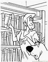 Coloring Scooby Doo Library Pages National Week Color Shaggy Printable Clipart Popular sketch template