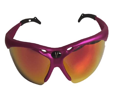 Hot Pink Framed Multi Lens Sport Sunglasses
