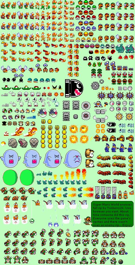 Super Mario World Enemies Ui Designs Icons Pinterest ゲーム